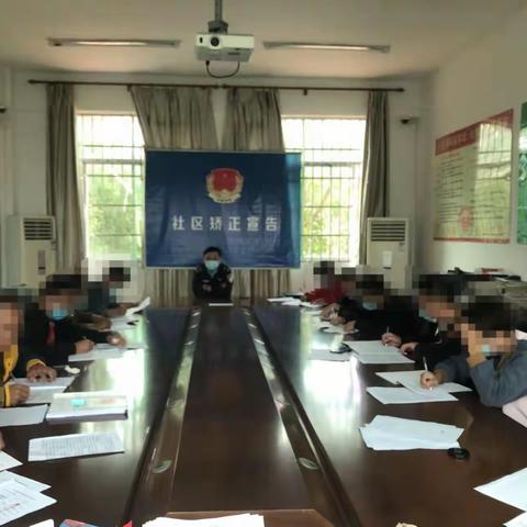 白沙县司法局打安司法所组织社区矫正对象开展集中学习和公益活动