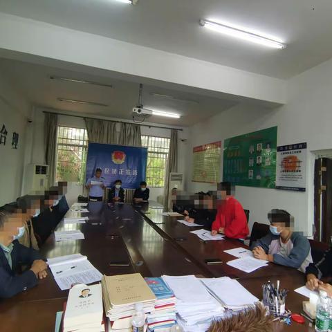 白沙县司法局打安司法所开展清明节前及博鳌亚洲论坛前警示教育活动