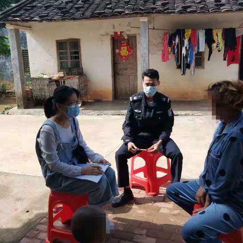 白沙县打安司法所开展日常走访社区矫正对象和矛盾纠纷排查工作