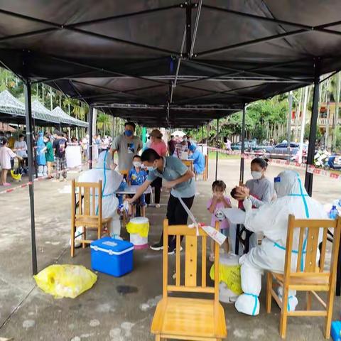 大茅村开展全员核酸检测