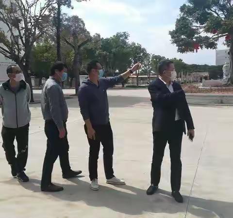 教育局沈丽木副局长莅临我校检查指导疫情防控工作