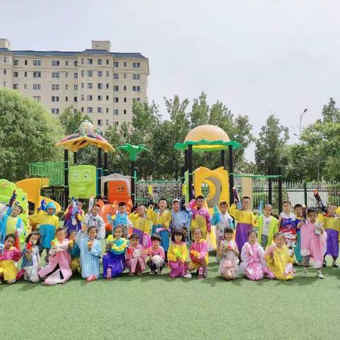 金域名门幼儿园六一系列活动——“水枪乐 我和泡泡做游戏”