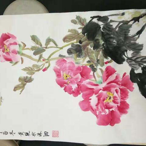 喜迎十九大 讴歌新时代――洙泗小学举办女教师书画比赛