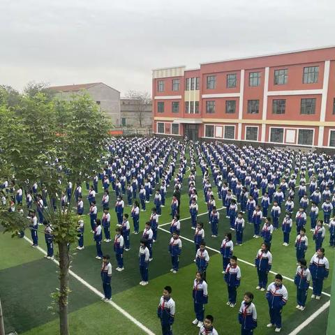 激情课间  活力无限——曲周县实验小学孩子们的课间操