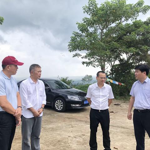 覃俊局长带队督导琼山区森林防灭火工作并调研海口综合应急物资仓储项目施工进度