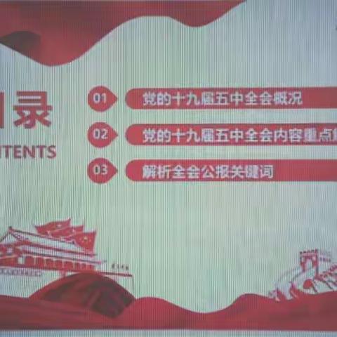 海原县三河中学少先队关于学习党的十九届五中全会精神主要内容