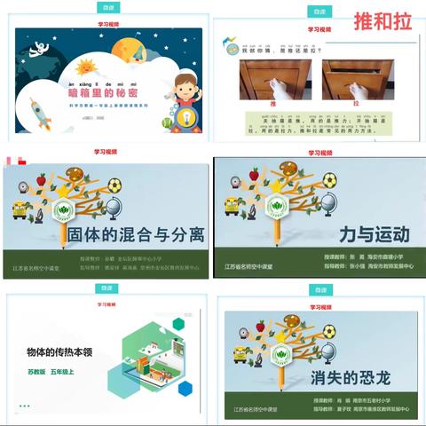 居家抗疫情，快乐学科学———福州市钱塘小学教育集团云上科学课纪实