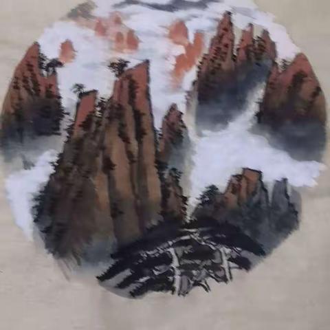 凡事都是因缘和合，五十岁才开始学习国画，并且是一发不可收。