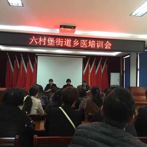 六村堡街道召开乡医培训会