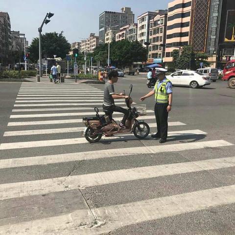 松岗中队交通集中整治行动每日简报（5月 29日).