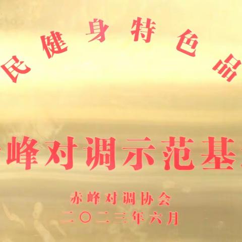 “点亮红山，步步登高”全民健身系列活动之赤峰对调示范基地揭牌仪式暨百柳第九届“忠冠杯”赤峰对调友谊赛