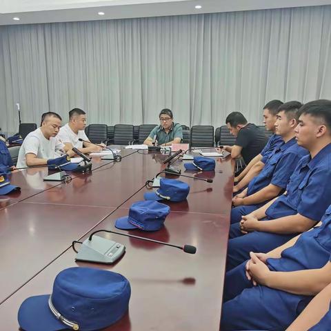 沙河市森林消防大队召开喜迎“二十大”暨迎“双节”工作会议