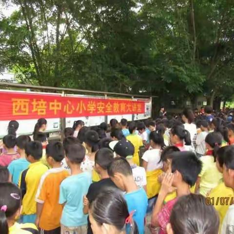 西培中心小学期末安全教育散学会