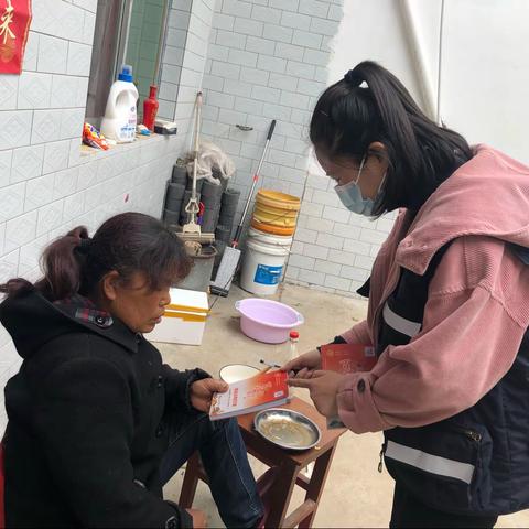 小网格 大力量  南位镇专职网格员开展普法宣传活动