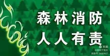 清明节假期，森林防火人人有责，森林防火进校园宣传活动———下旗小学