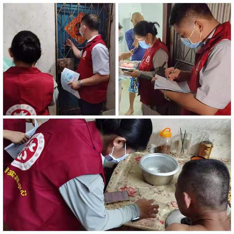 市政务服务中心联合河北东社区开展创建“无疫小区”扫楼志愿服务活动