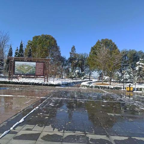 清扫积雪净环境，齐心协力促安全