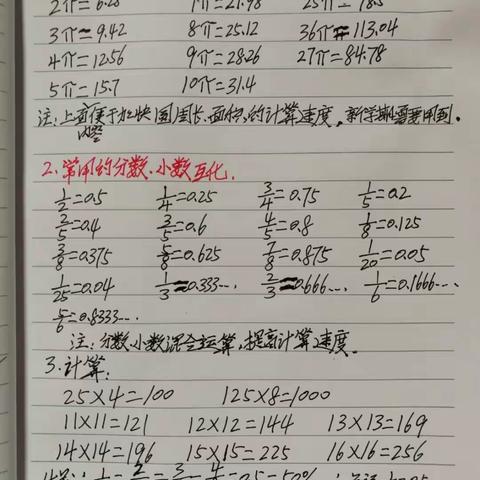 “停课不停学”--珠碧江学校六年级数学线上学习材料