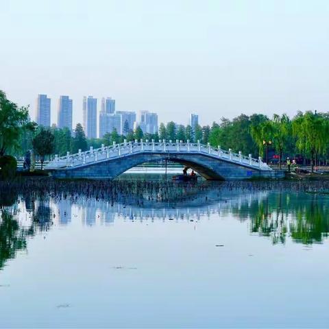 随春直过东湖去。
