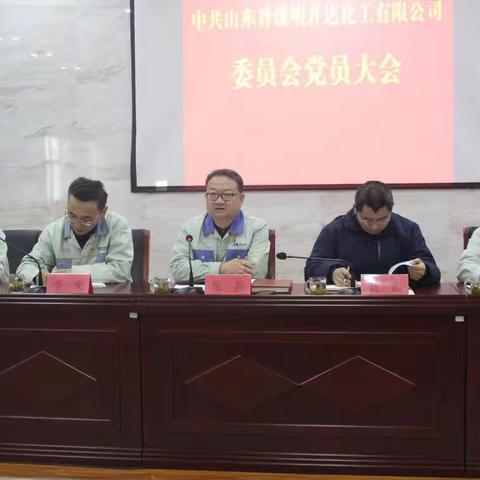 明升达党委召开党员大会