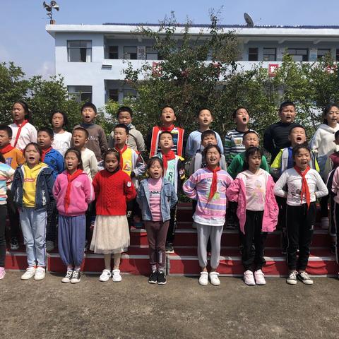 三坪小学45班“祖国，我爱您”朗诵大赛剪影