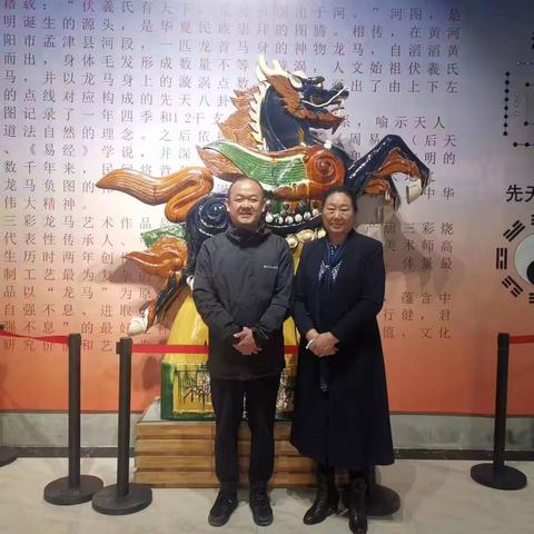 河南省商务厅驻平舆县前店村驻村第一书记毛华盟参观学习唐三彩