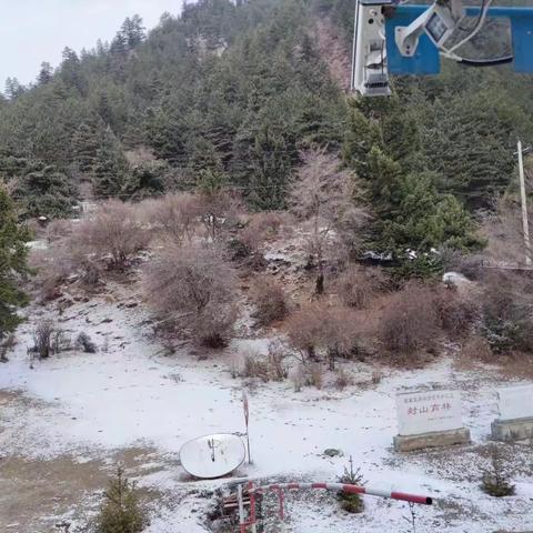 迭部生态建设管护中心2月27日晚间降雪情况