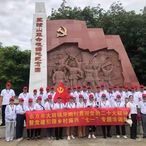 “不忘初心、牢记使命” 牙炮村全体党员参观学习