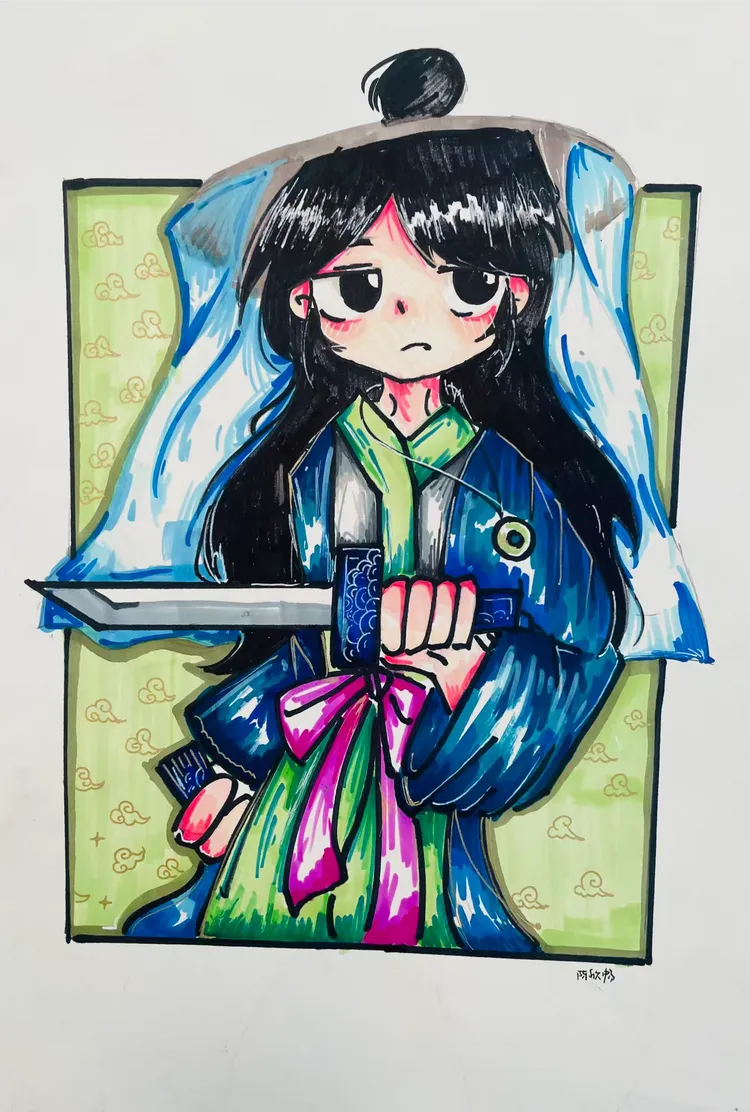 六19班《设计动漫人物形象》