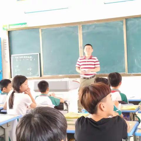 富文镇中心学校第七周六年级数学教研活动。