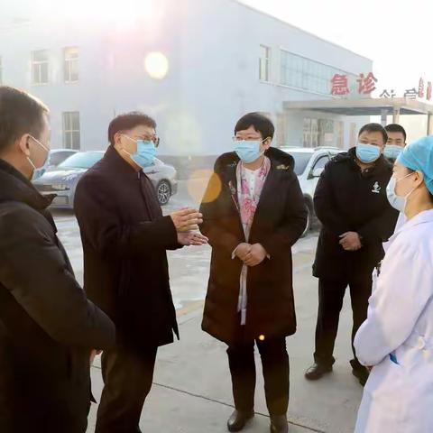 刘剑夕一行到我院走访慰问