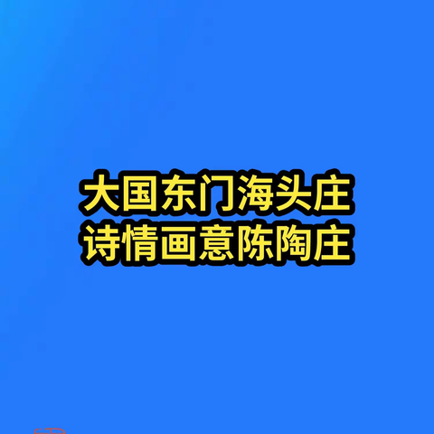 大国东门海头庄——陈陶庄——海客瀛洲（小区）