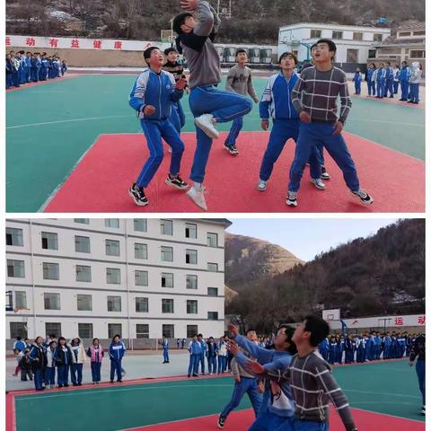 【篮球比赛展风采 运动场上燃热情】——漳县殪虎桥中学篮球比赛（副本）