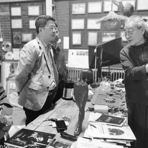 北京-到访艺术家刘景路工作室