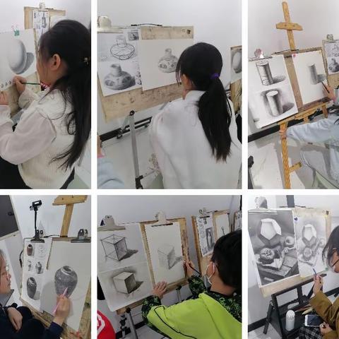 三度画室少儿艺术2023上半年素描作品汇报展