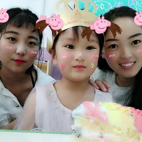祝清华优才幼儿园蒙氏中二班刘思婷宝贝四周岁生日快乐👑👑🎉🎉🎉