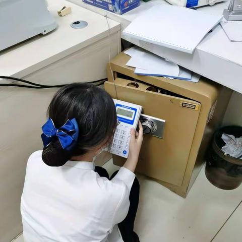 渑池农商银行仰韶支行安全防暴演练