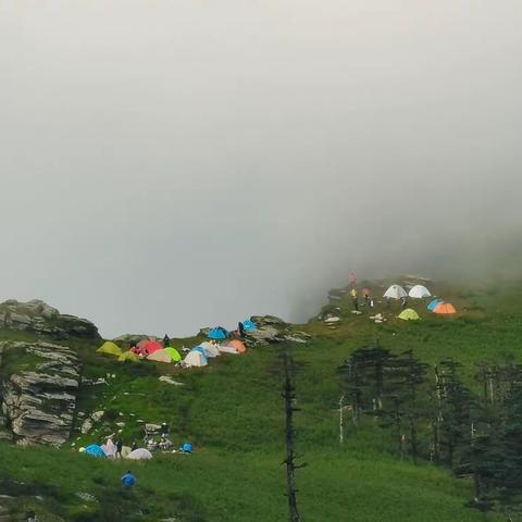 露营鹿角梁，女神伴身旁——秦岭鹿角梁拉练之旅