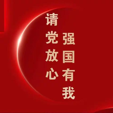 请党放心强国有我