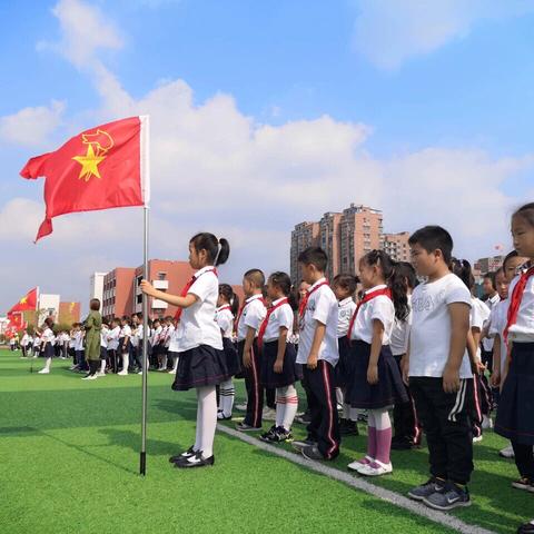 安州区沙汀实验小学——，一年级二班开学典礼