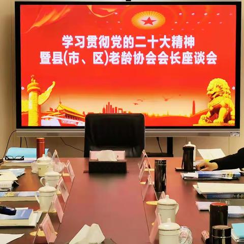 学习贯彻二十大精神座谈会暨研训会