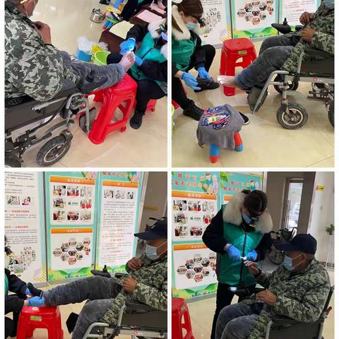 魏站晚晴枫居家养老服务中心春风送温暖关爱老人活动