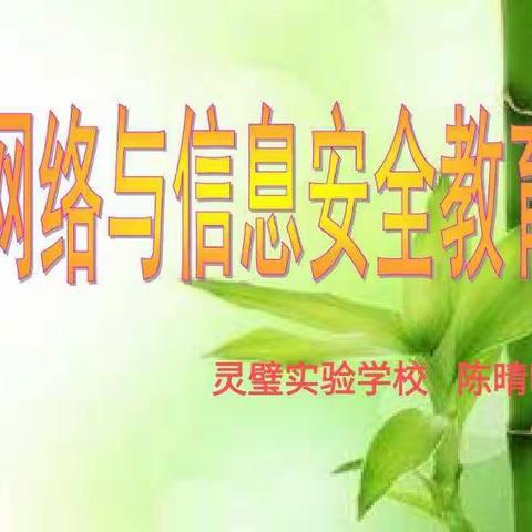 陈晴晴老师五年级网络安全教育课