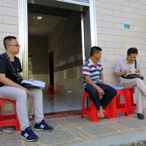 区机关事务管理局帮扶责任人赴三门坡镇文蛟村委会开展市级脱贫攻坚“大比武”迎检工作