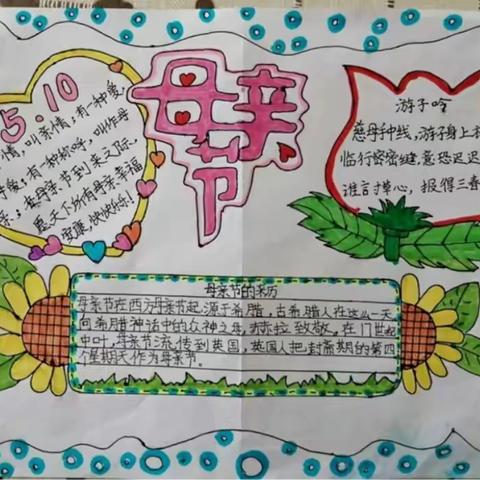 “浓浓春晖情  感恩母亲节”巨野县凤凰办文昌路小学母亲节活动掠影