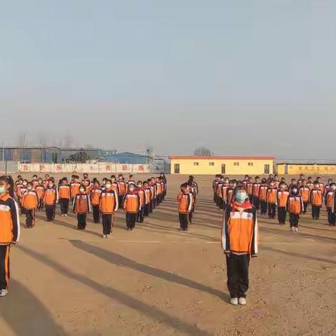 川林完全小学广播体操比赛圆满成功