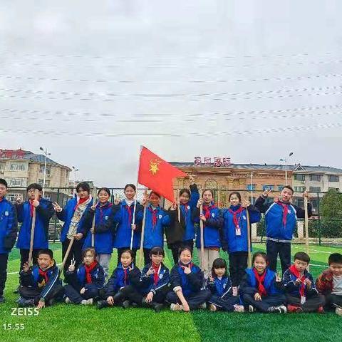 植树新绿正当时，红柚飘香沁心脾       ——广丰区贞白小学植树节主题队日活动