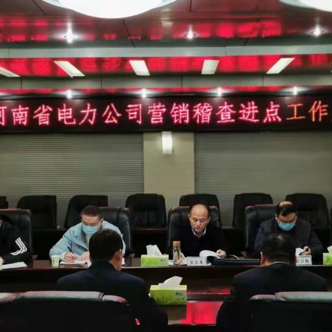 国网河南省电力公司营销稽查进点工作座谈会