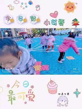 小天使实验幼儿园体能课小小大力士