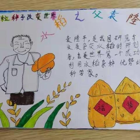 喜迎二十大———二3班科学家小卡片制作